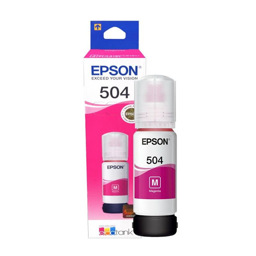 BOTELLA TINTA EPSON T504 MAGENTA  PARA L4150 L4160 L6161 L6171 L6191