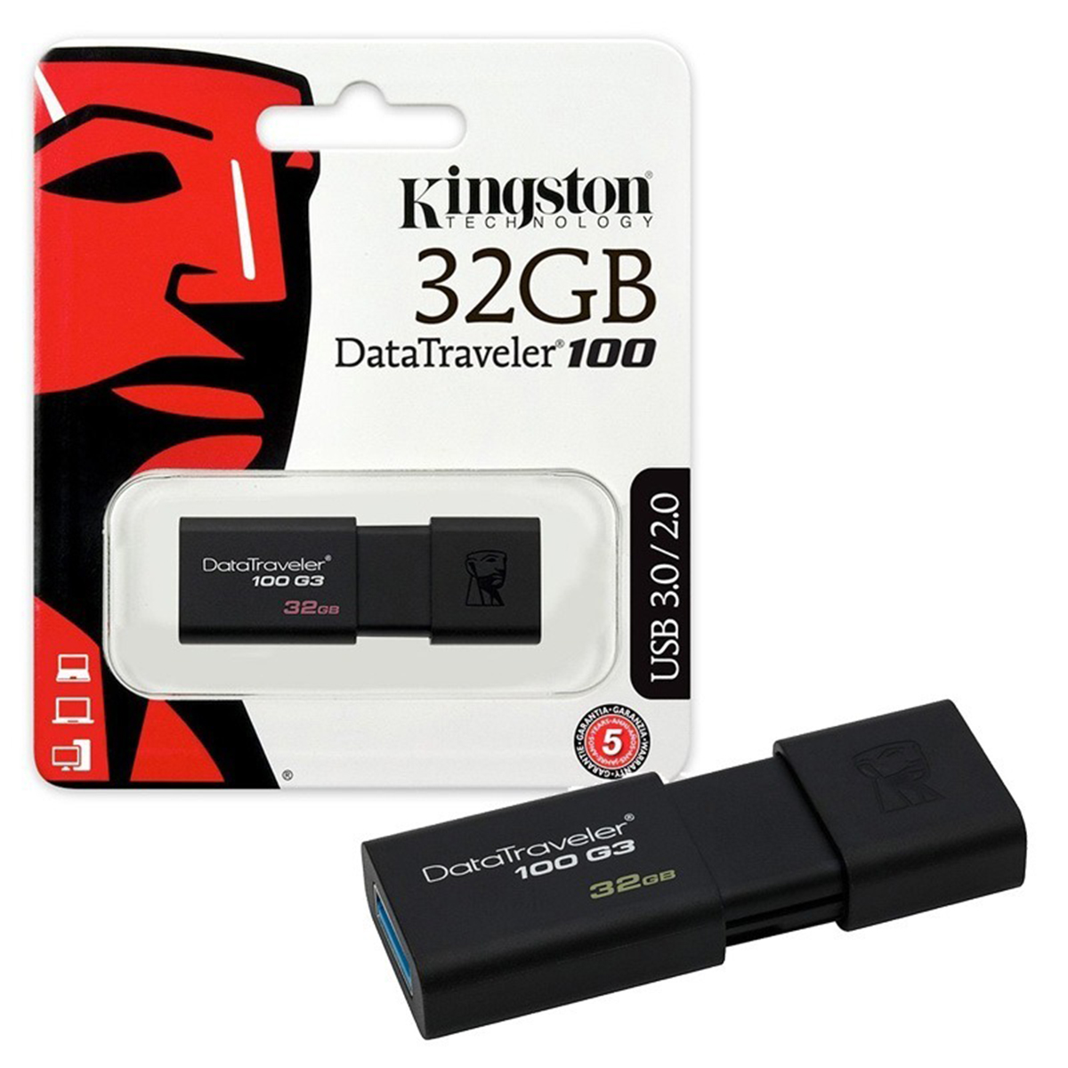 PEN 32GB KINGSTON DT MICRODUO 3.0