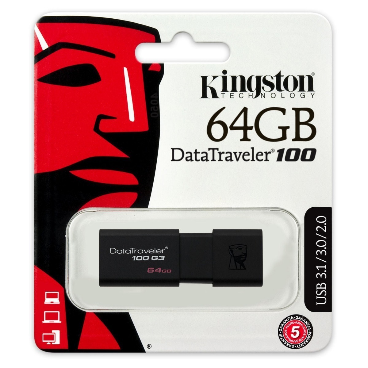 PEN 64GB KINGSTON DT100 G3