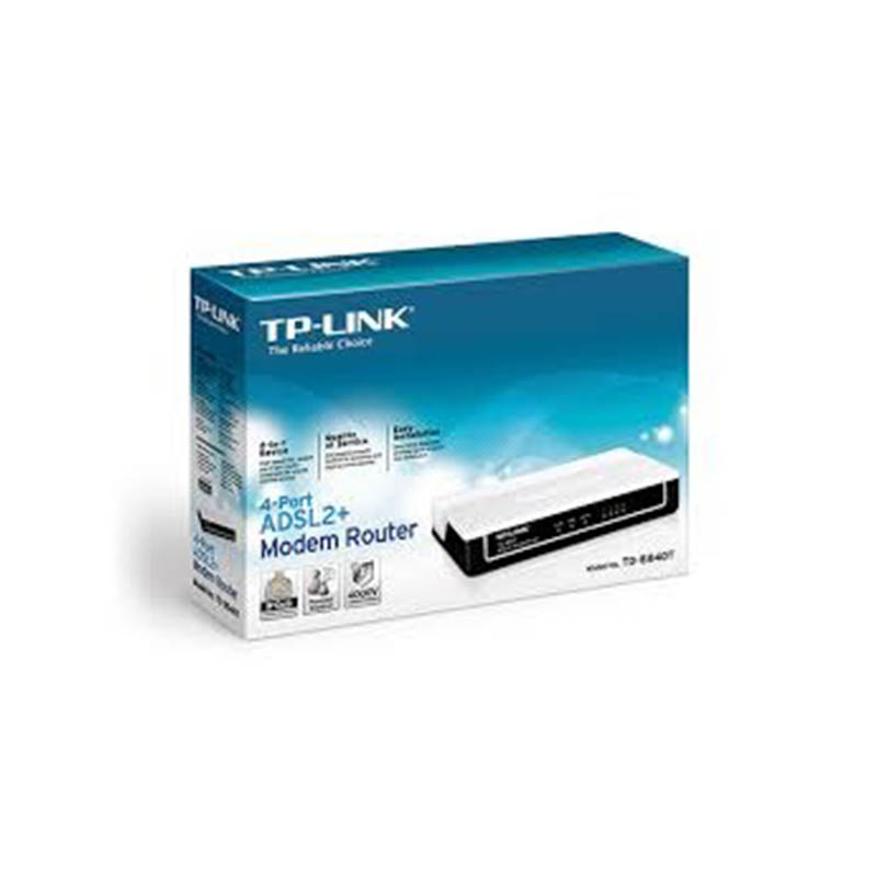 MODEM ROUTER TP-LINK TD-8840T  ADSL2 4P