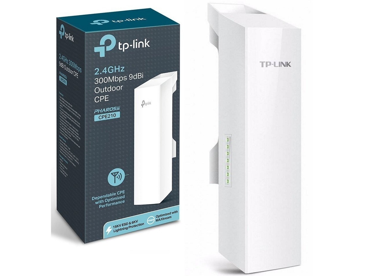 ANTENA EXTERNA CPE TP-LINK CPE510 300MBPS 5GHZ 13DBI ALCANCE 5KM