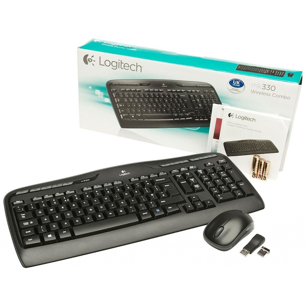 TECLADO+MOUSE LOGITECH WIRELESS MK-330