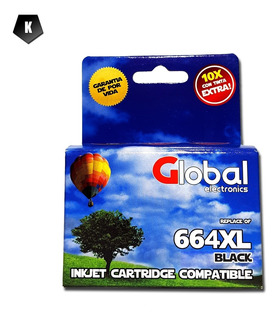 CARTUCHO GLOBAL HP 664 XL NEGRO