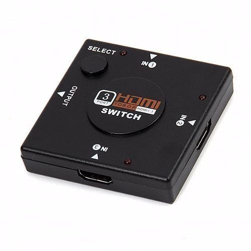 SELECTOR SWITCH HDMI 3 A 1 - CONECTA VARIOS EQUIPOS A UN TV