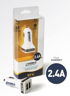 CARGADOR USB 12V 2 USB 2.4A TRV