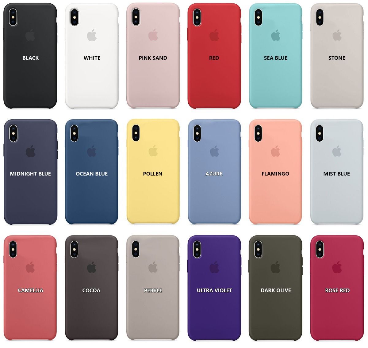 FUNDA COLOR IPHONE XR