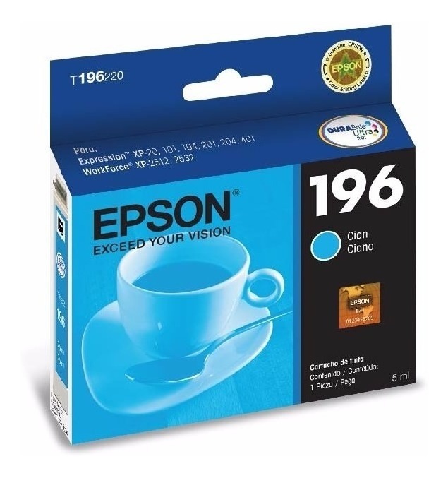 CARTUCHO EPSON T196220-CIAN