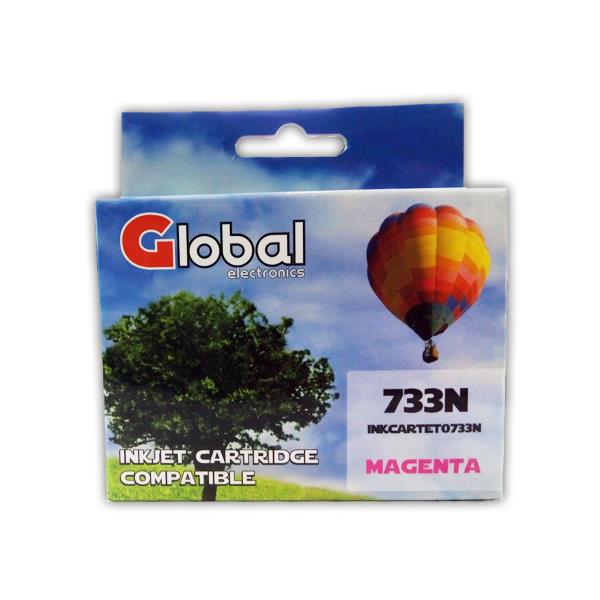 CARTUCHO GLOBAL EPSON  733N MAGENTA