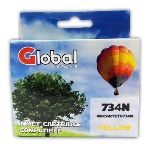 CARTUCHO GLOBAL EPSON  734N AMARILLO