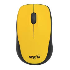 MOUSE NISUTA MINI INALAMBRICO AMARILLO NSMOW37Y