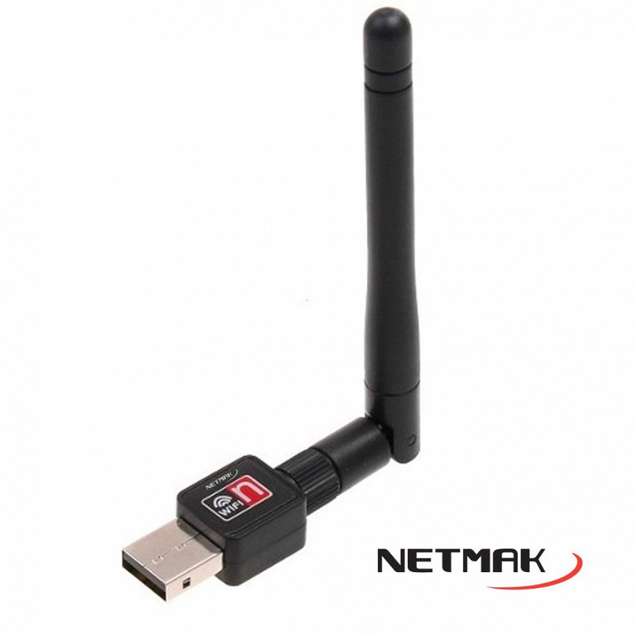 WIFI USB NETMAK N150 C/ANT 5DBI NM-CS154