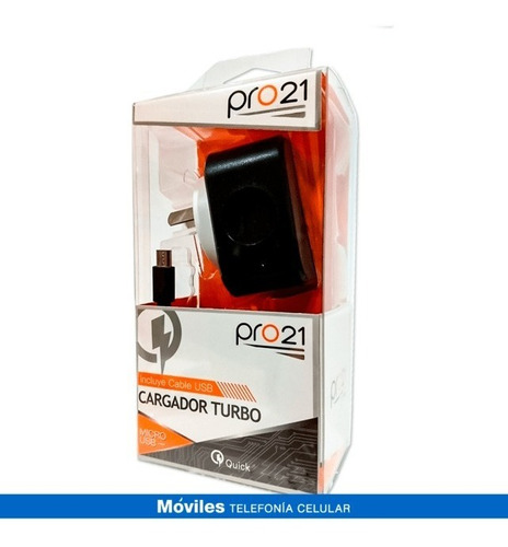 CARGADOR 220V A USB MICRO 9V QUICK CHARGE 3.0 PRO 21