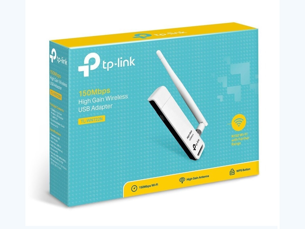 ANTENA WIFI USB TP-LINK STICK WIRELESS TL-WN722N N150MBPS C/ANT 2DB