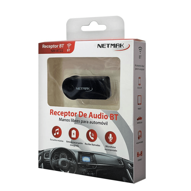 RECEPTOR AUDIO BLUETOOTH NM-BT22 NETMAK PARA AUTO